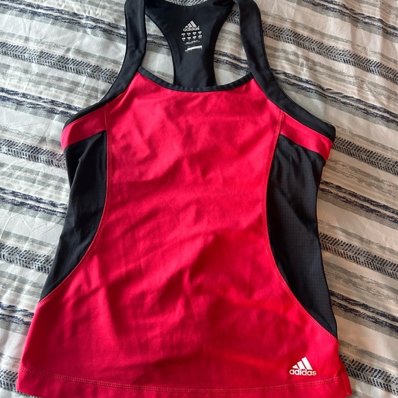 adidas Tops - Adidas Black and Gray Sports Tank